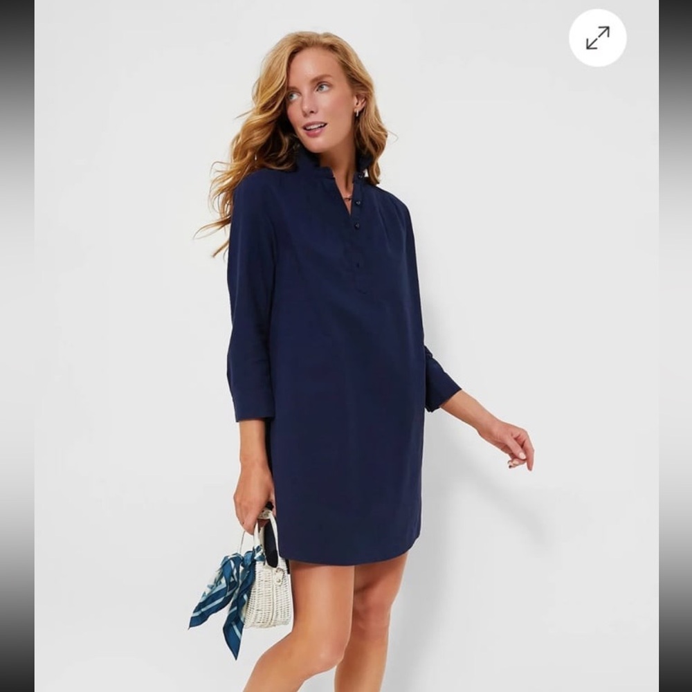 Pomander Place Tuckernuck French Navy Polly Dress